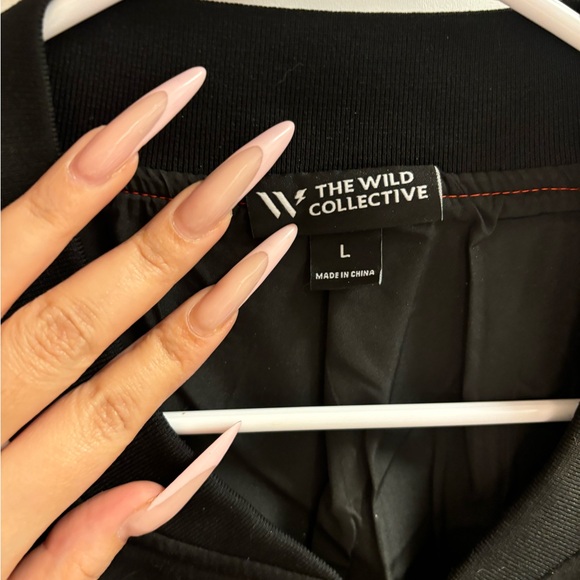 Black Bomber Jacket - Picture 4 of 5